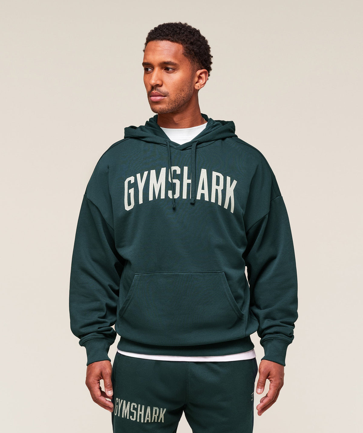 Worn Graphic Hoodie - Deep Petrol Blue