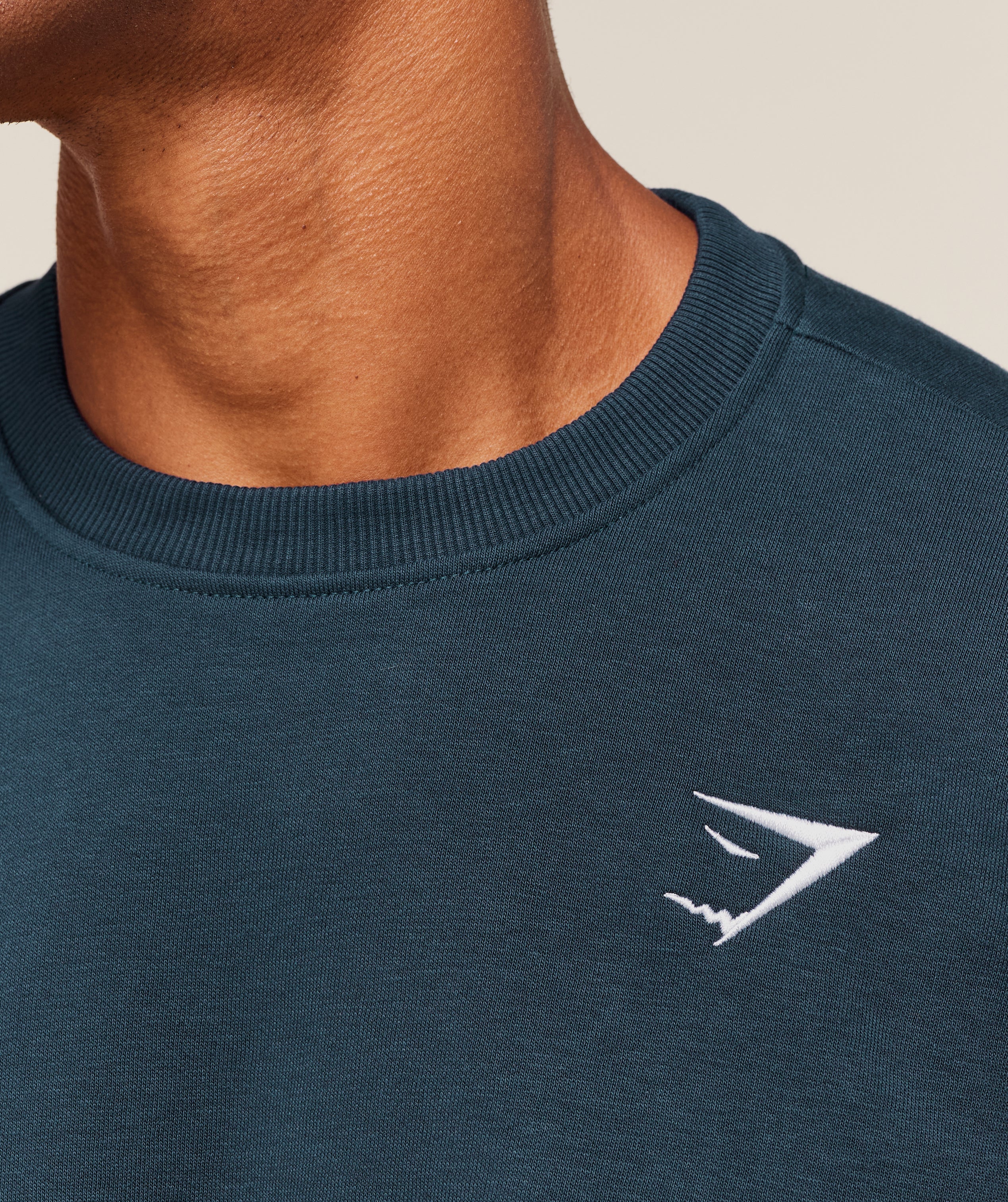Crest Oversized Crew - Navy
