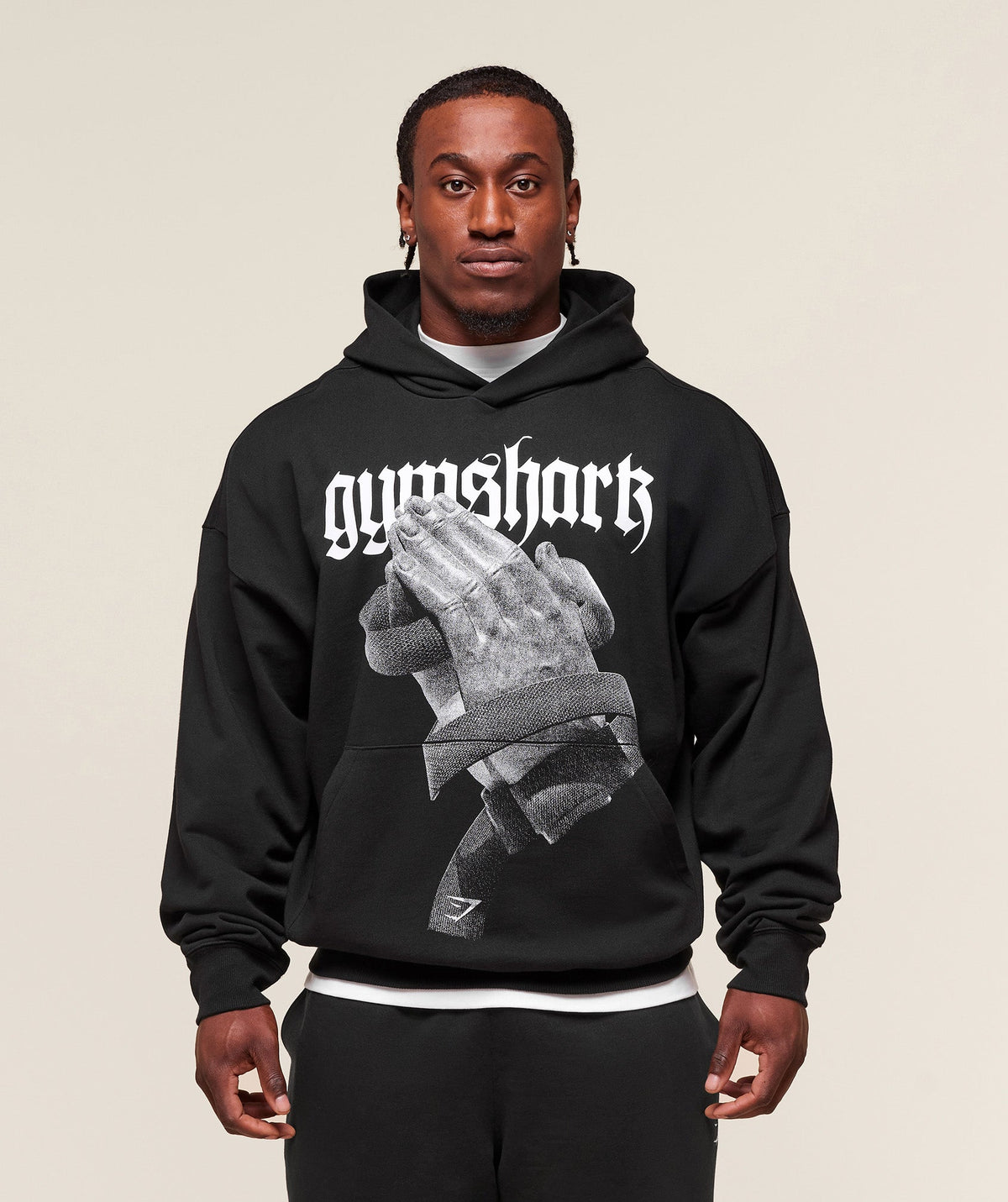Prayer Hands Hoodie - Black
