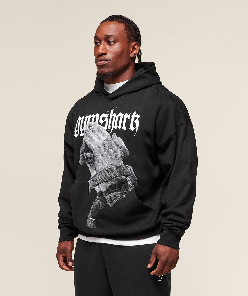 Prayer Hands Hoodie - Black