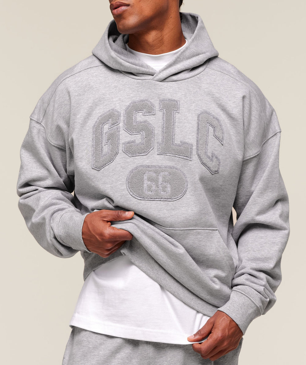 GSLC Hoodie - Light Grey Core Marl