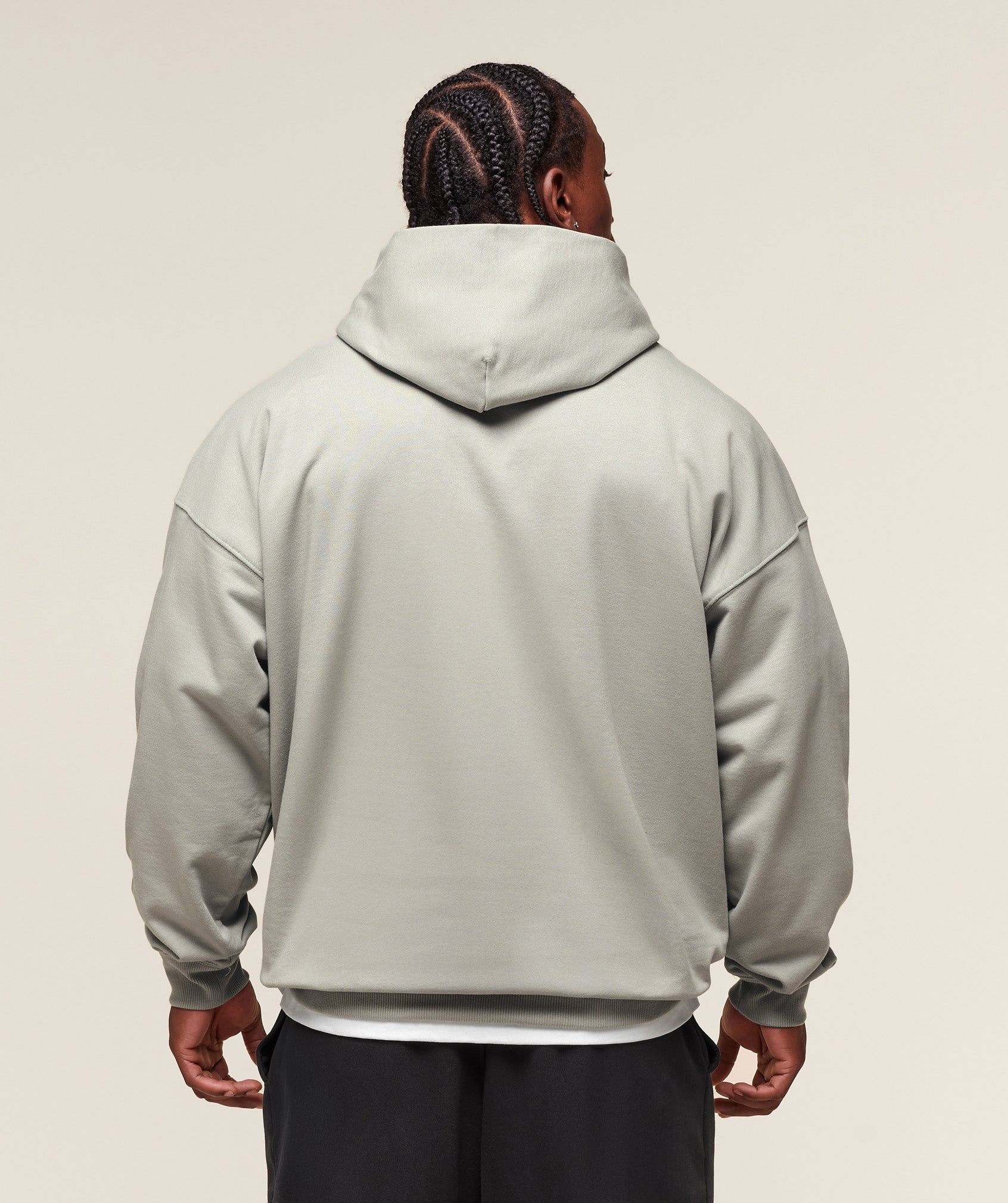 Prayer Hands Hoodie - Stone Grey