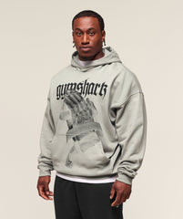 Prayer Hands Hoodie - Stone Grey