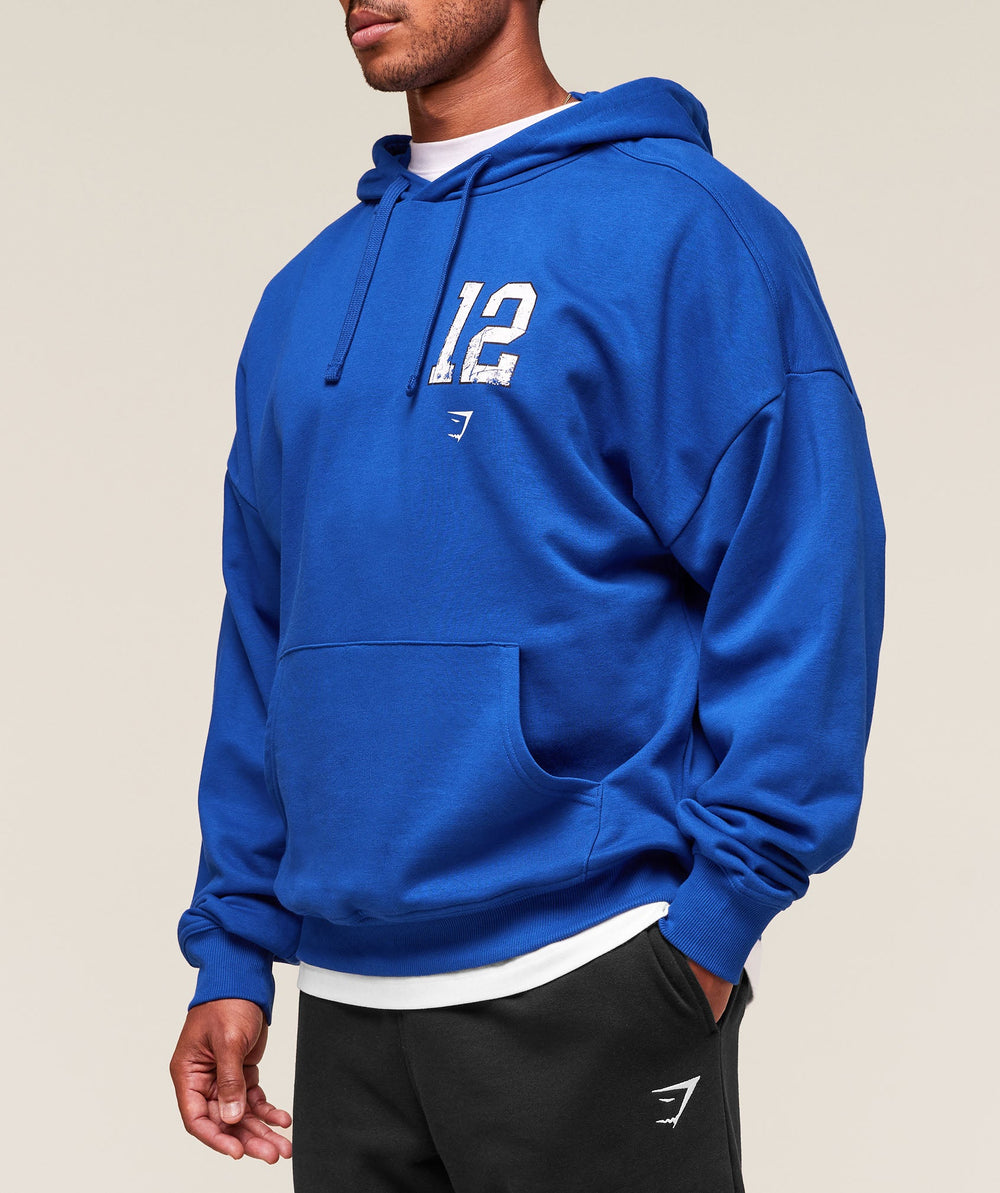 Collegiate Graphic Hoodie - Athletic Blue