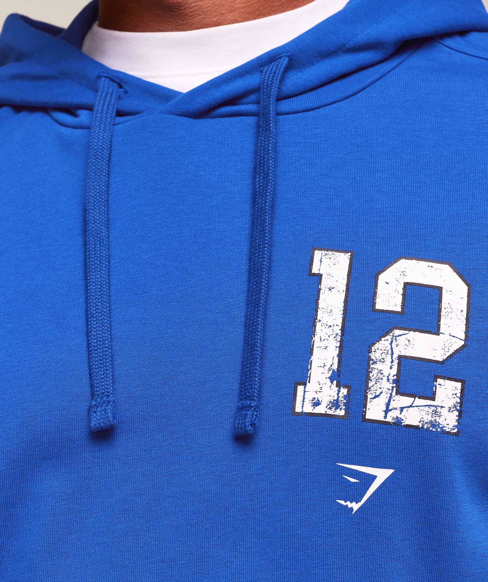 Collegiate Graphic Hoodie - Athletic Blue