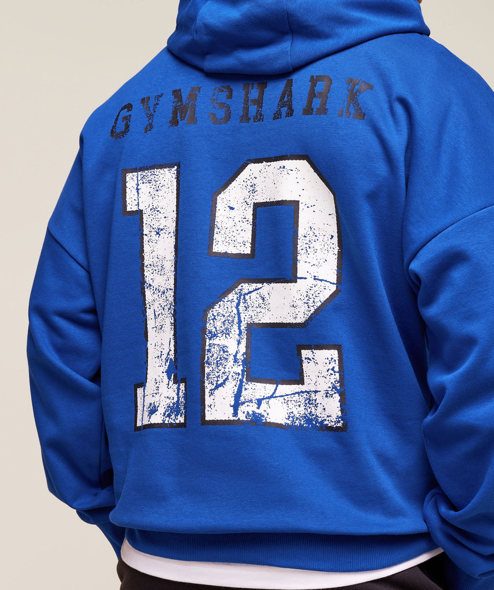 Collegiate Graphic Hoodie - Athletic Blue