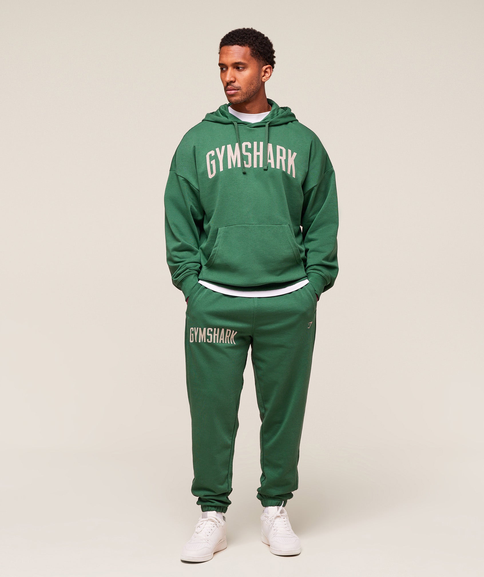Worn Graphic Hoodie - Lift Green