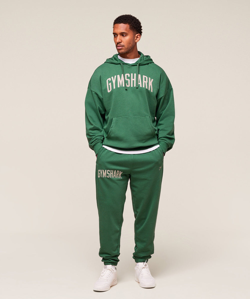 Worn Graphic Hoodie - Lift Green