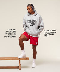 Varsity Hoodie - Light Grey Core Marl