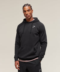Crest Hoodie - Black