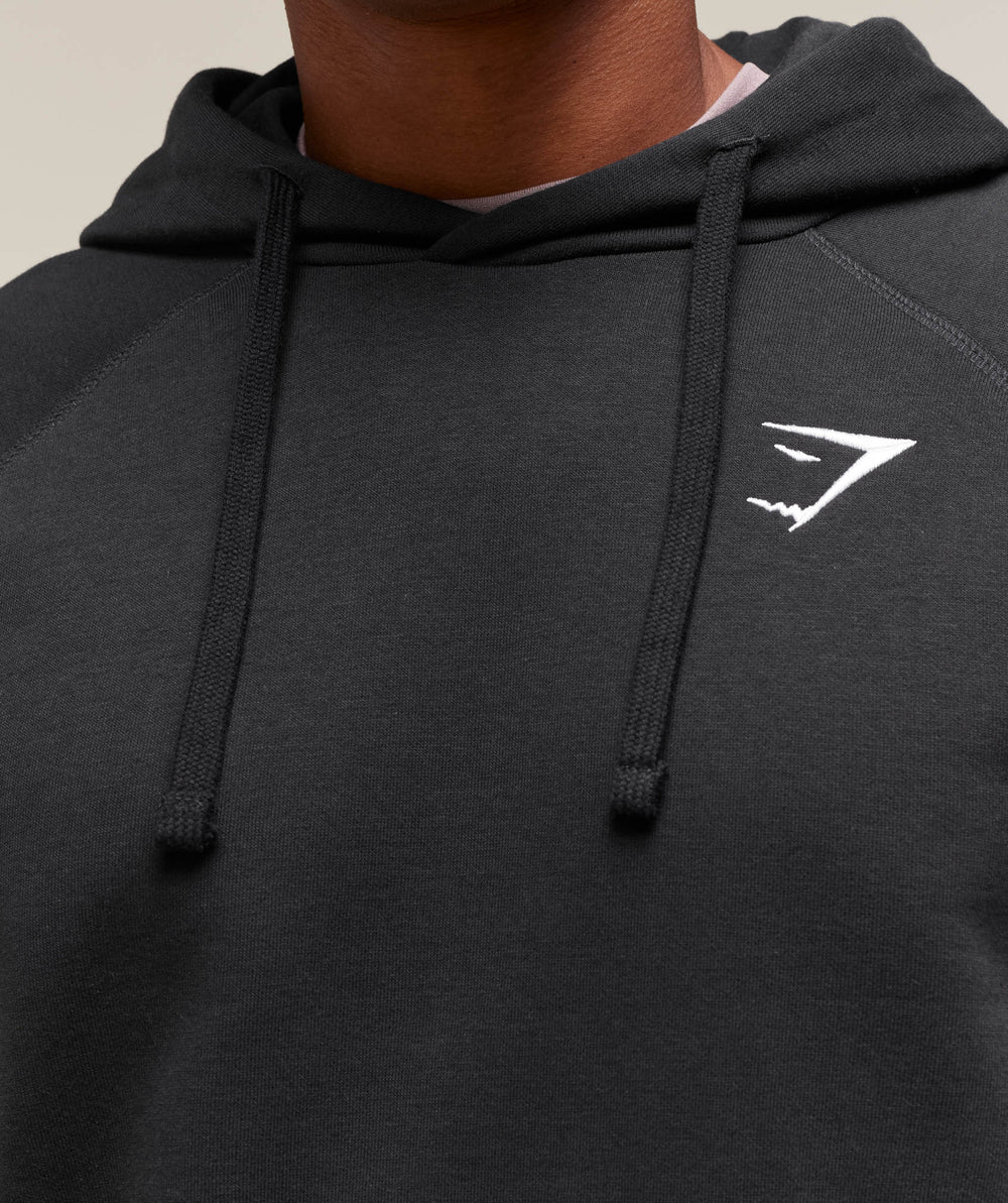 Crest Hoodie - Black