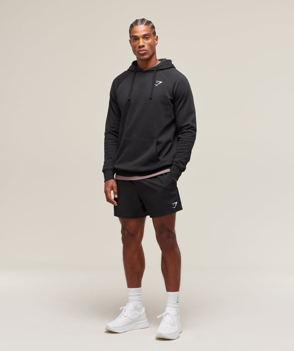 Crest Hoodie - Black