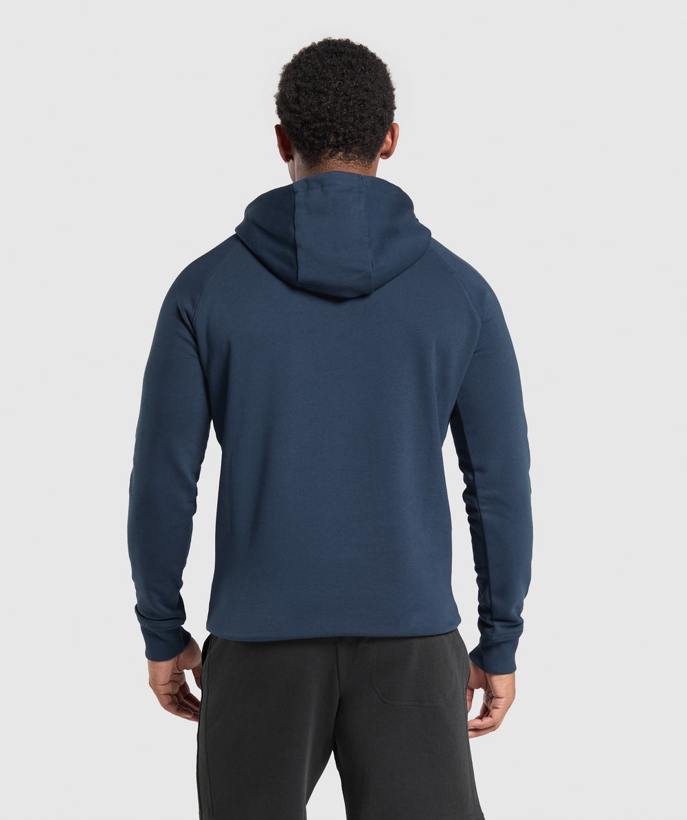 Crest Hoodie - Navy
