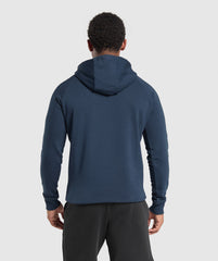 Crest Hoodie - Navy