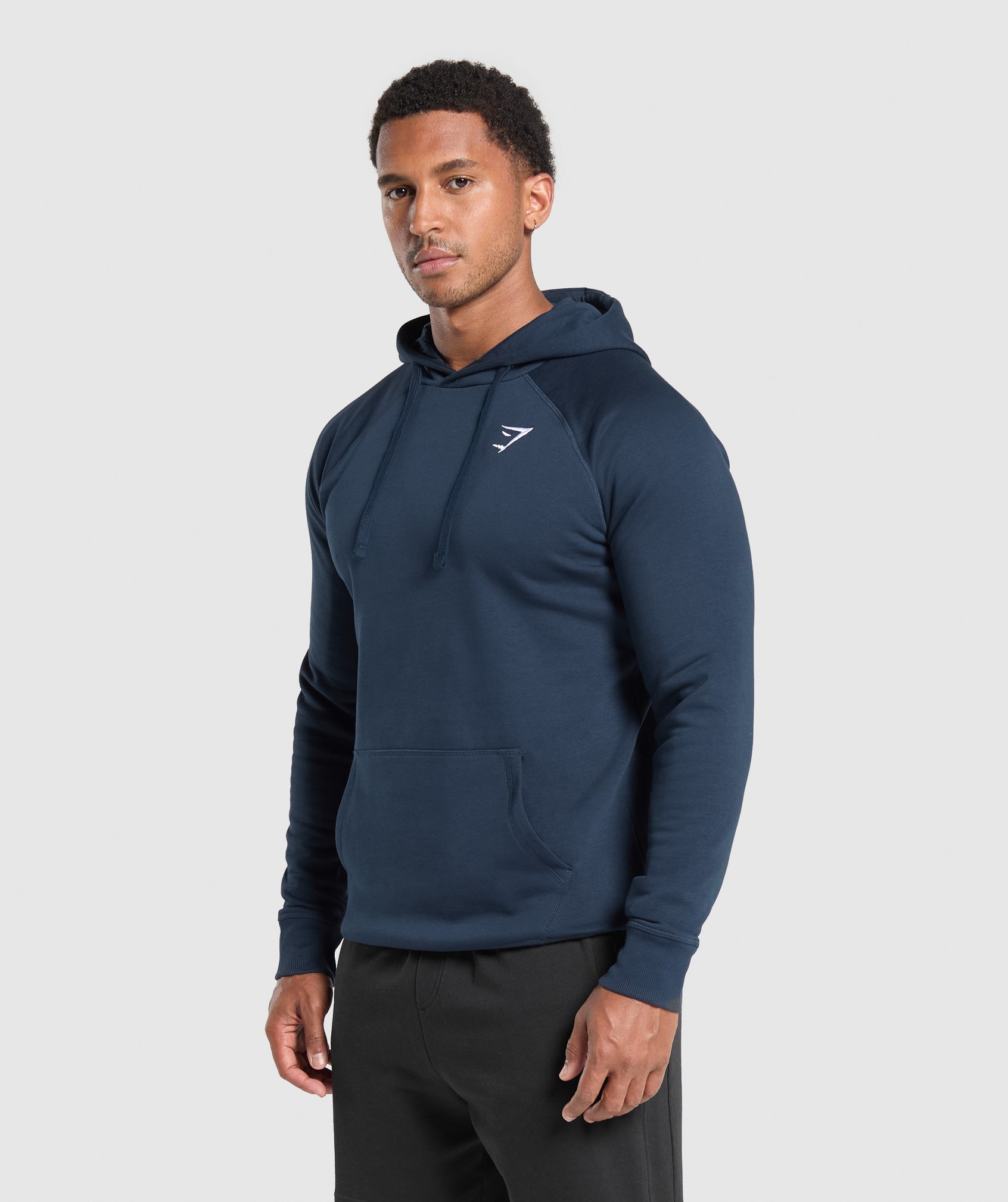 Crest Hoodie - Navy
