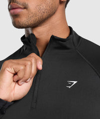 Performance 1/4 Zip - Black