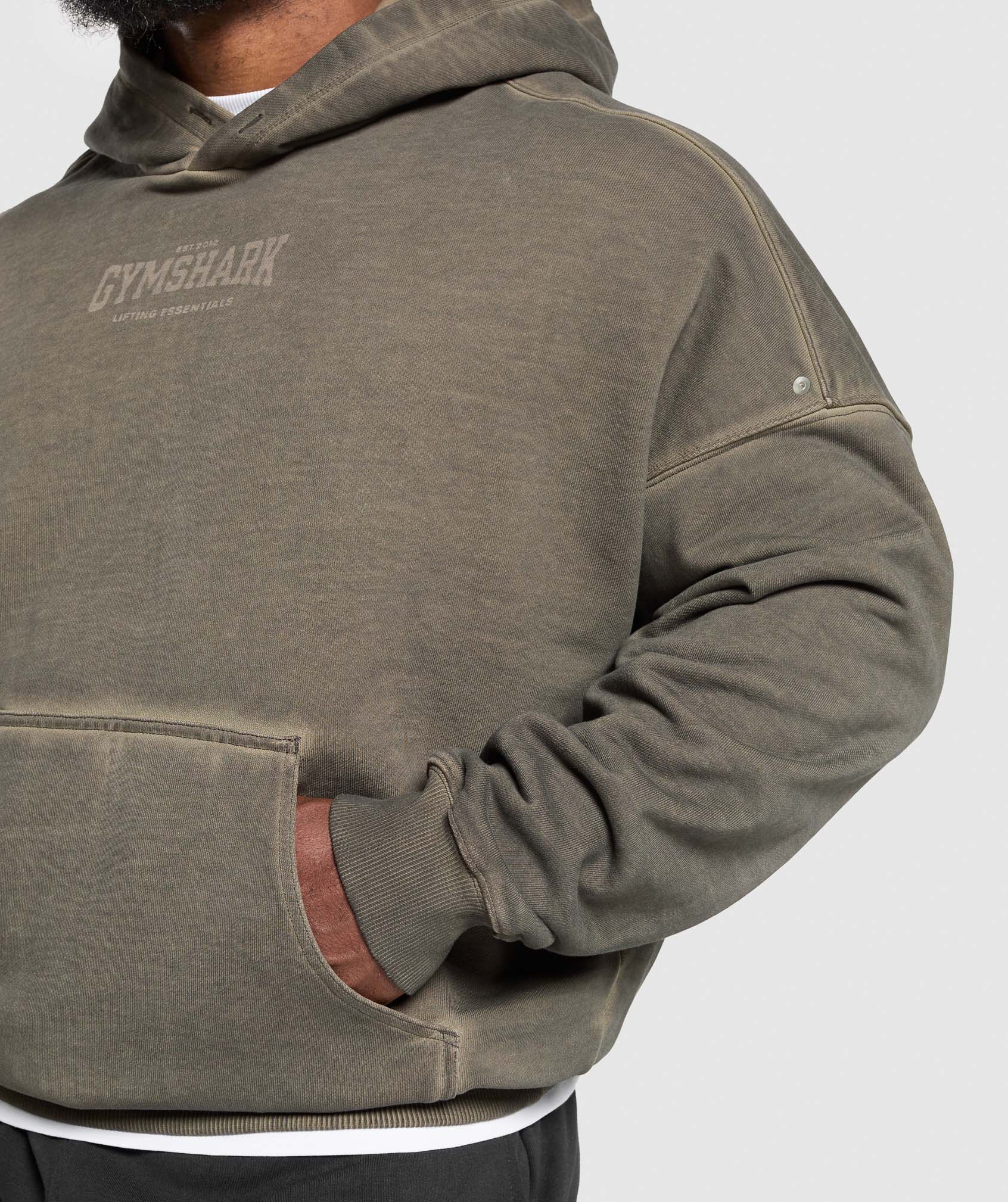 Heavyweight Hoodie - Strength Green Wash