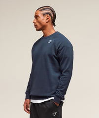 Crest Sweatshirt - Navy