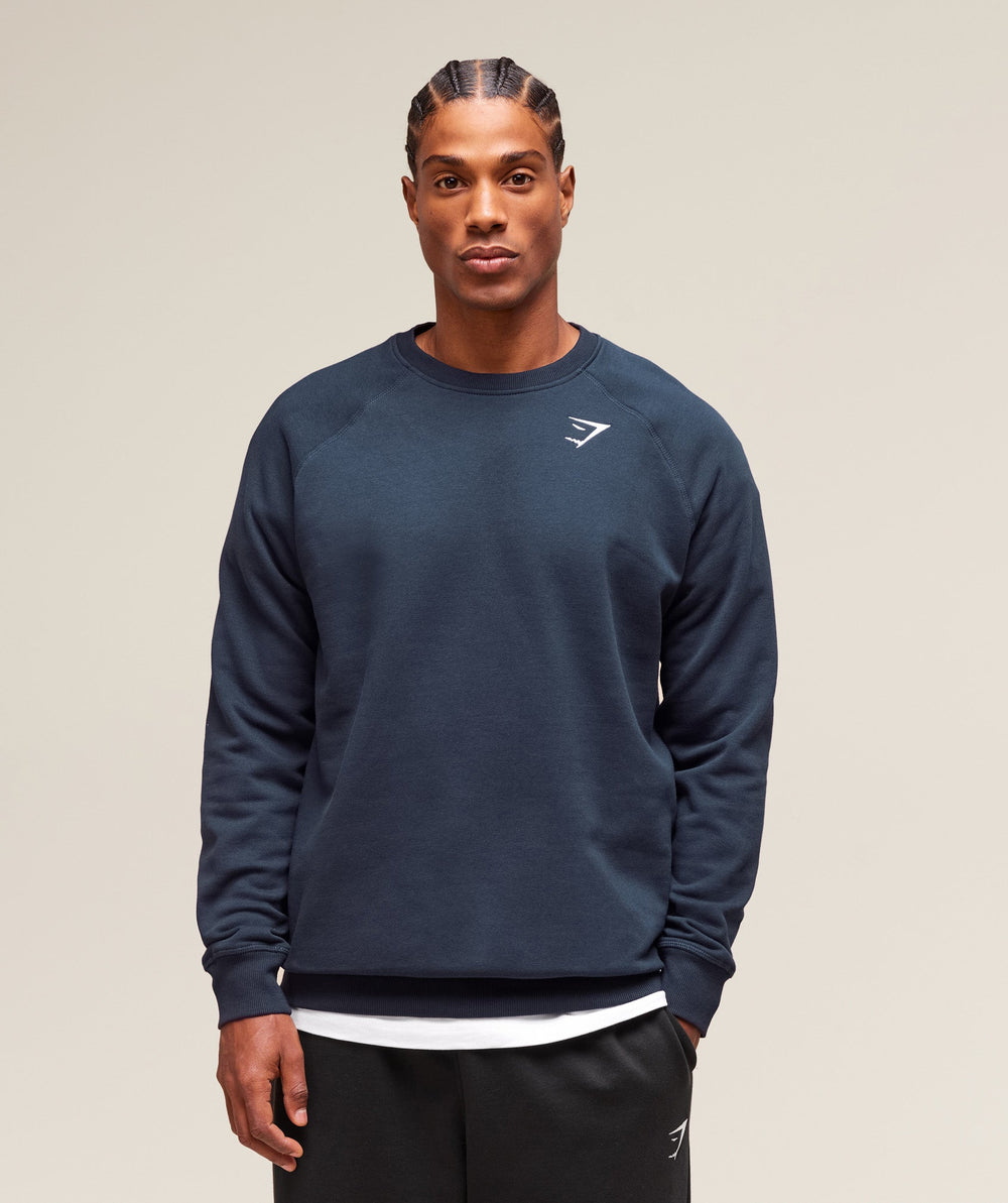 Crest Sweatshirt - Navy
