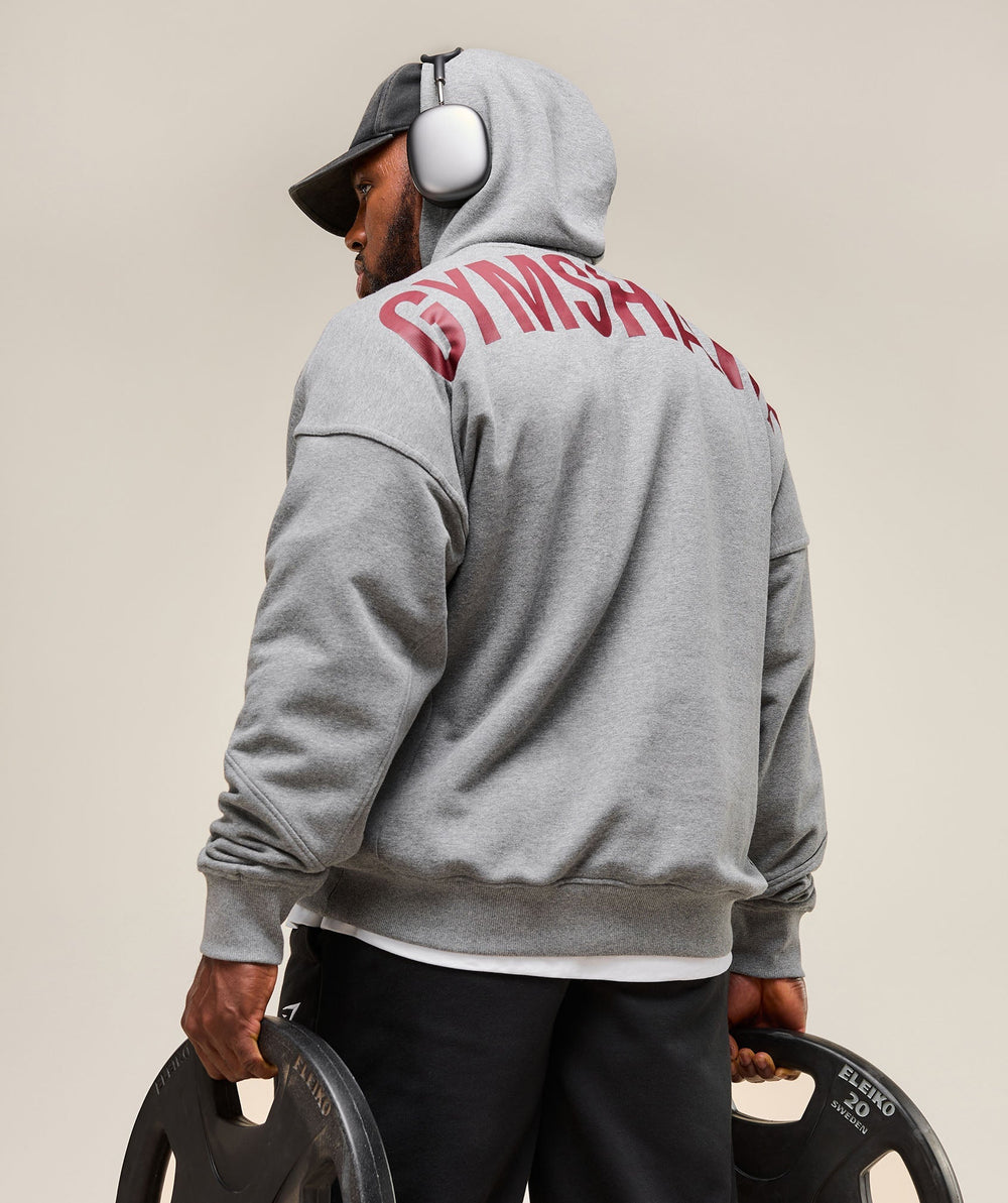 Power Hoodie - Charcoal Core Marl
