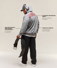 Power Zip Up Hoodie - Charcoal Core Marl