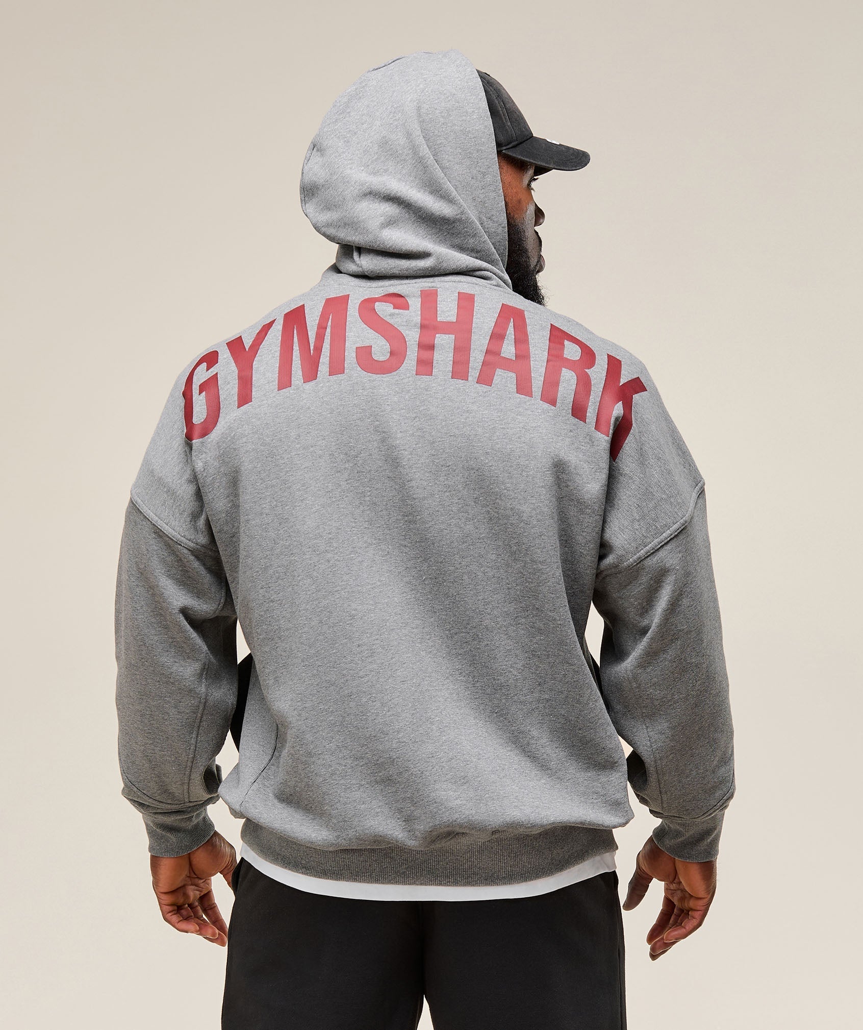 Power Zip Up Hoodie - Charcoal Core Marl