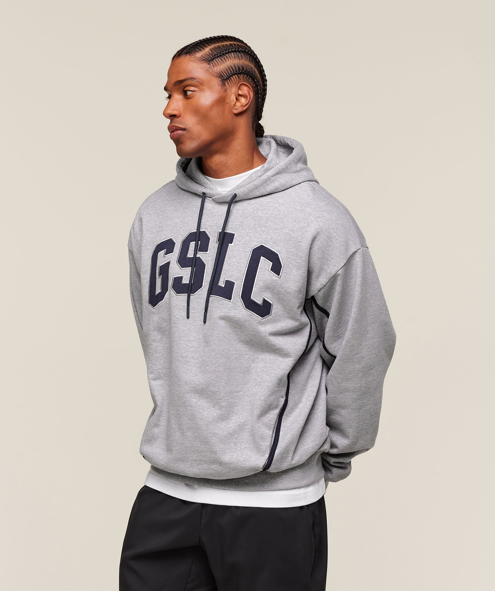 GSLC Hoodie - Light Grey Core Marl