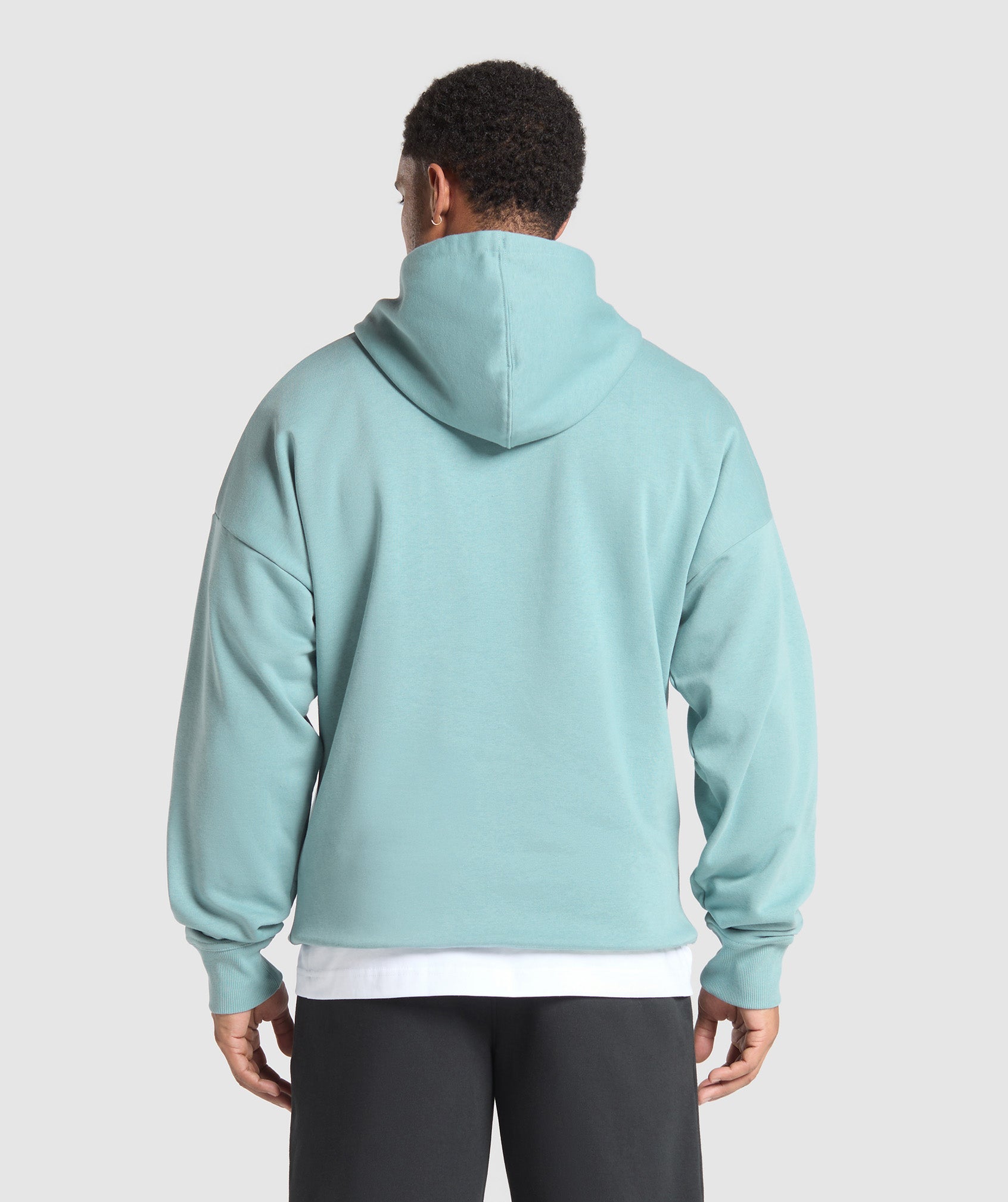 Crest Oversized Hoodie - Rest Blue