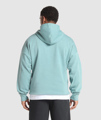 Crest Oversized Hoodie - Rest Blue