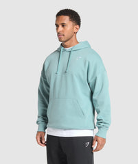 Crest Oversized Hoodie - Rest Blue