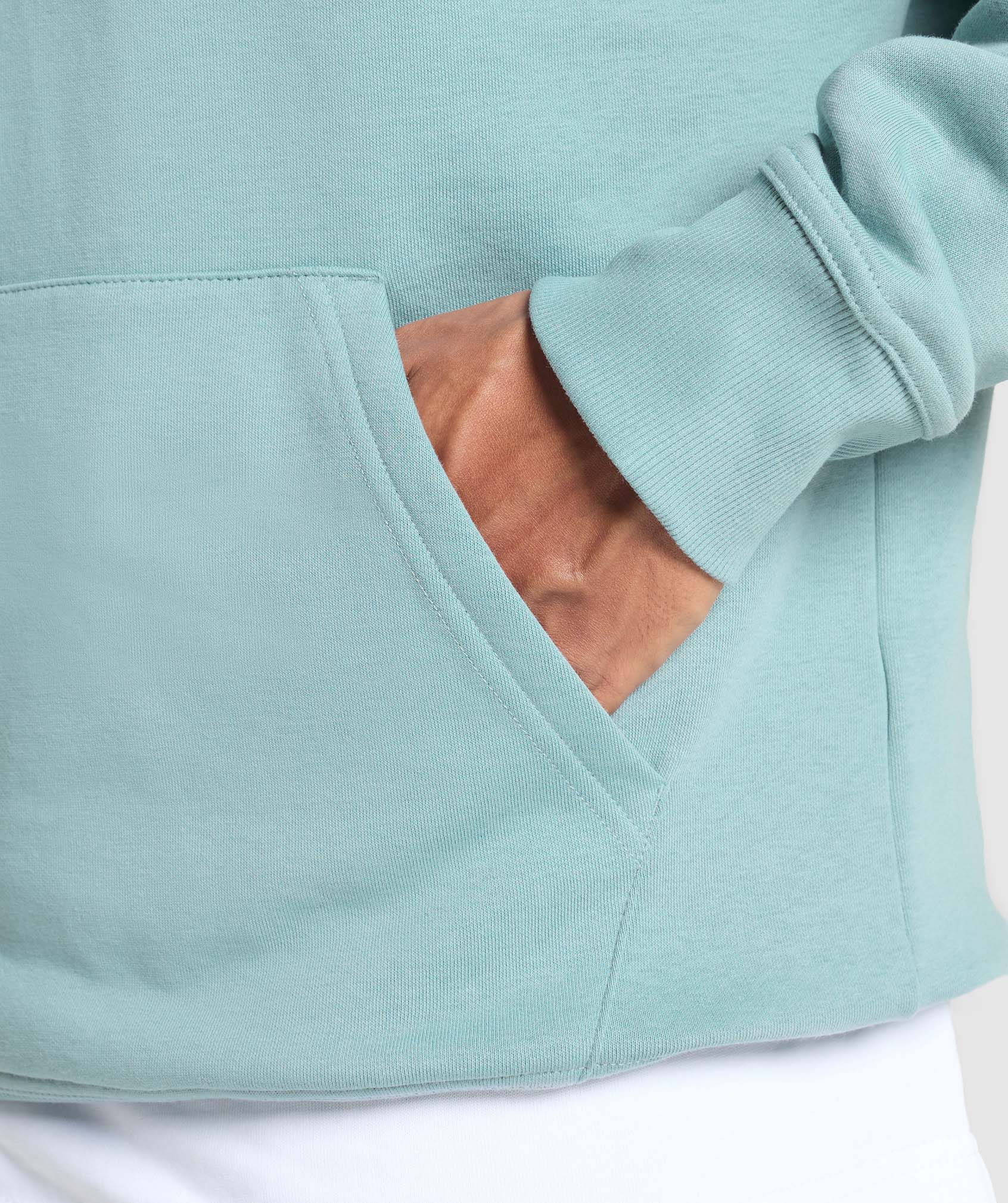 Crest Oversized Hoodie - Rest Blue