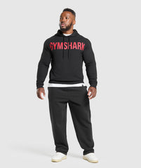 Prime Hoodie - Black/Vivid Red
