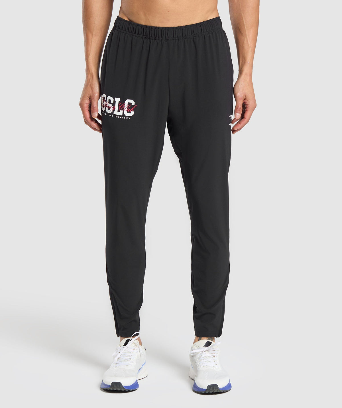 Script Woven Joggers - Black