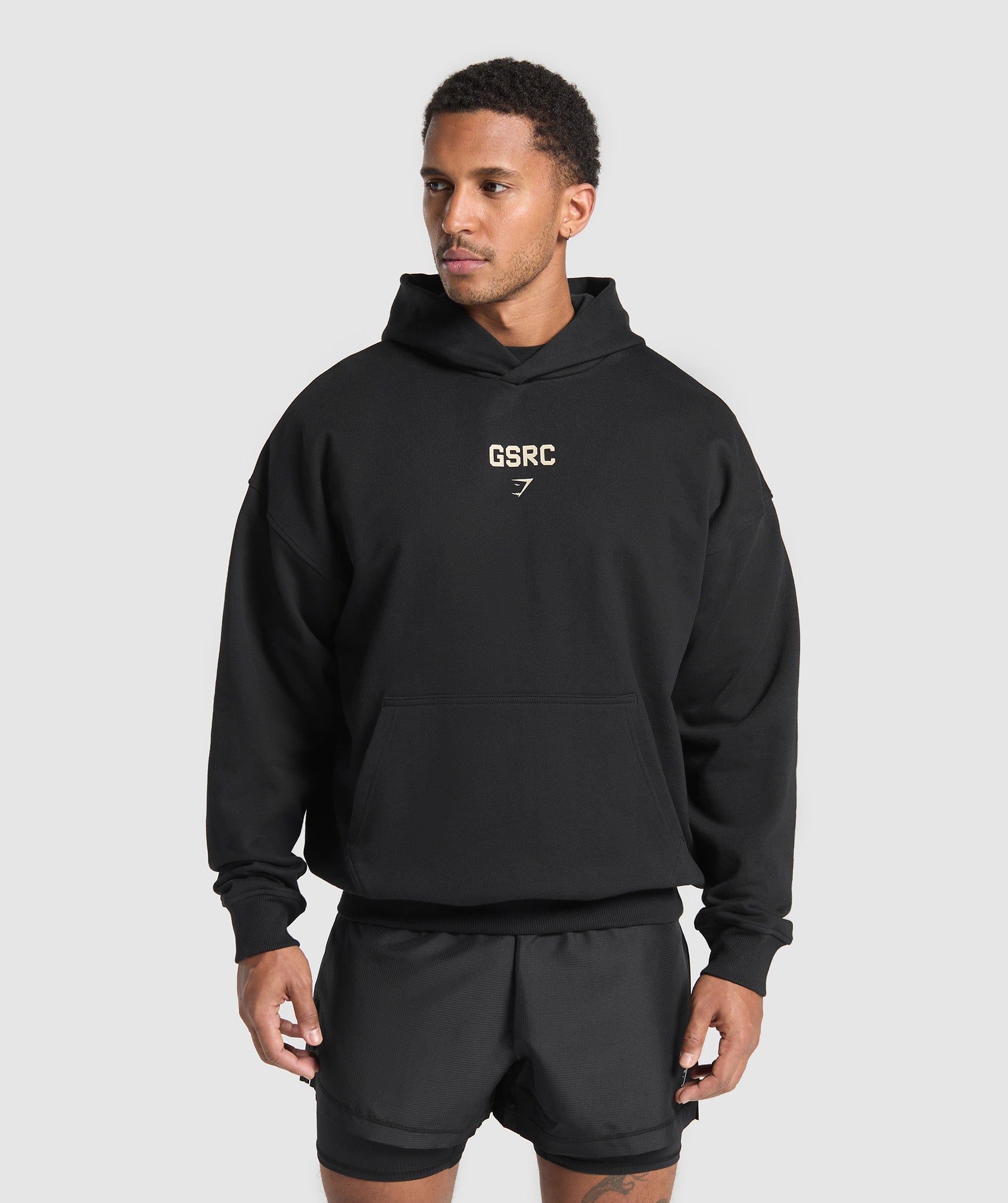 Running Graphic Hoodie - Black