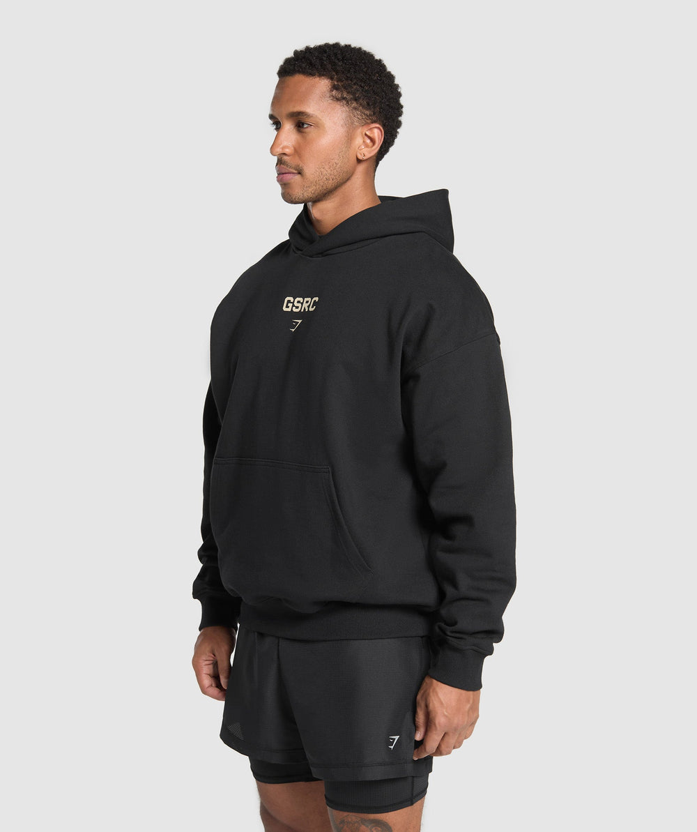 Running Graphic Hoodie - Black