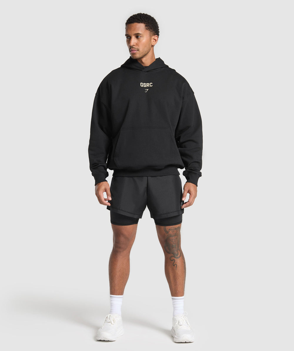 Running Graphic Hoodie - Black