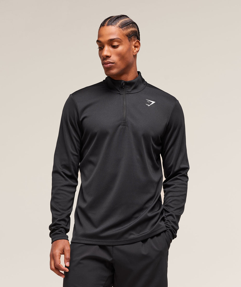 Arrival 1/4 Zip - Black
