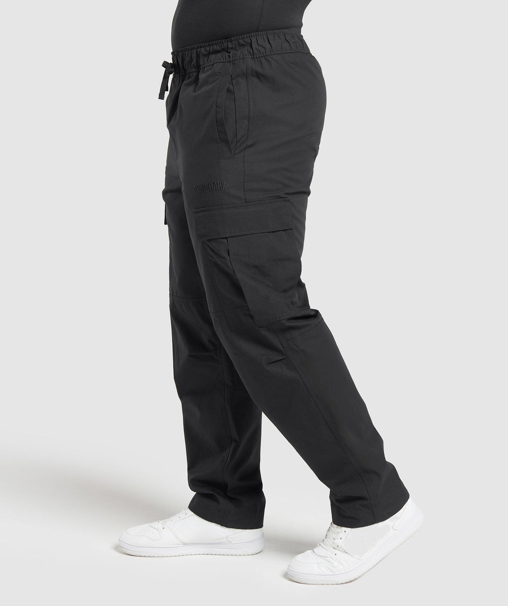 Ripstop Cargo Pants - Black