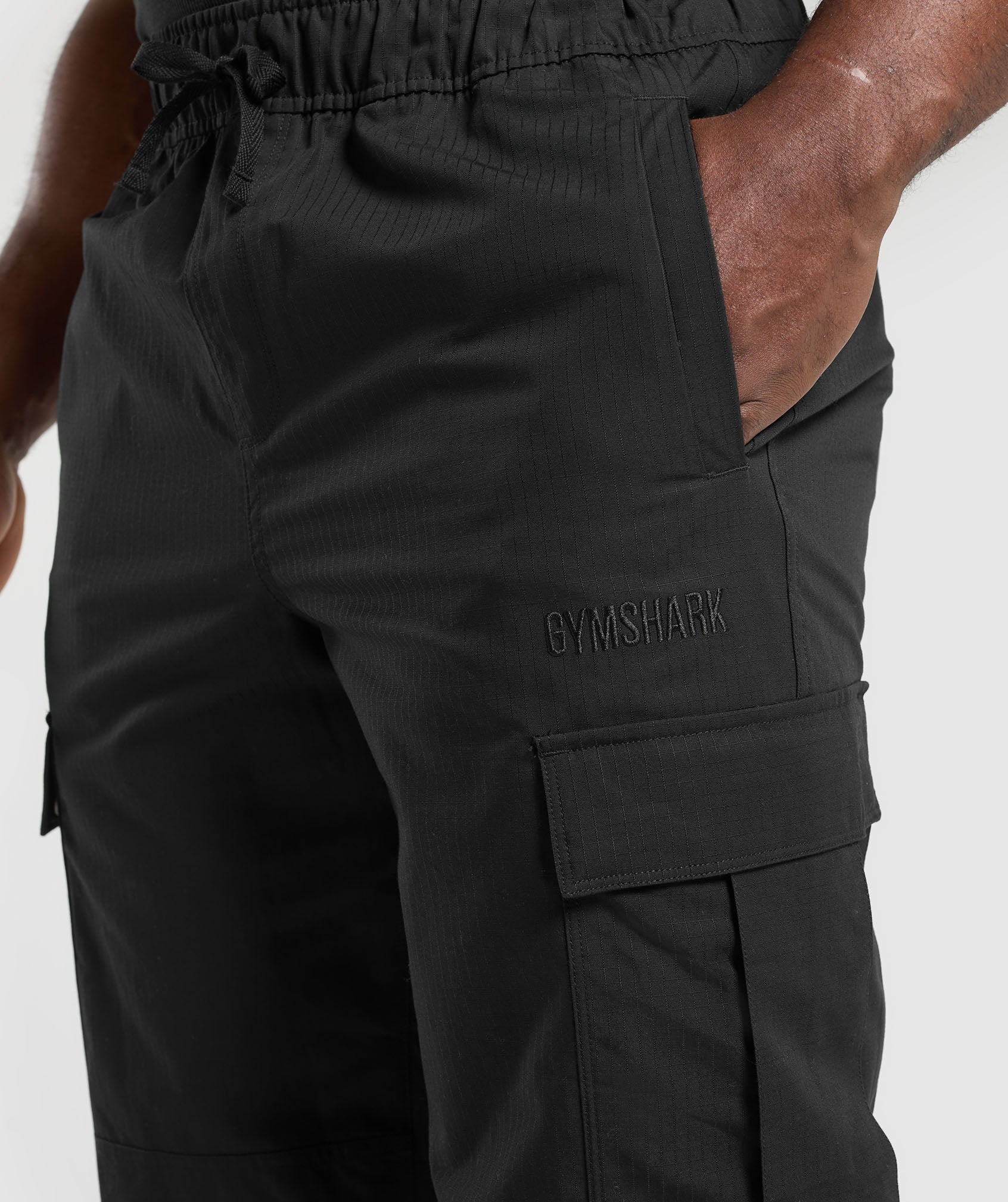 Ripstop Cargo Pants - Black
