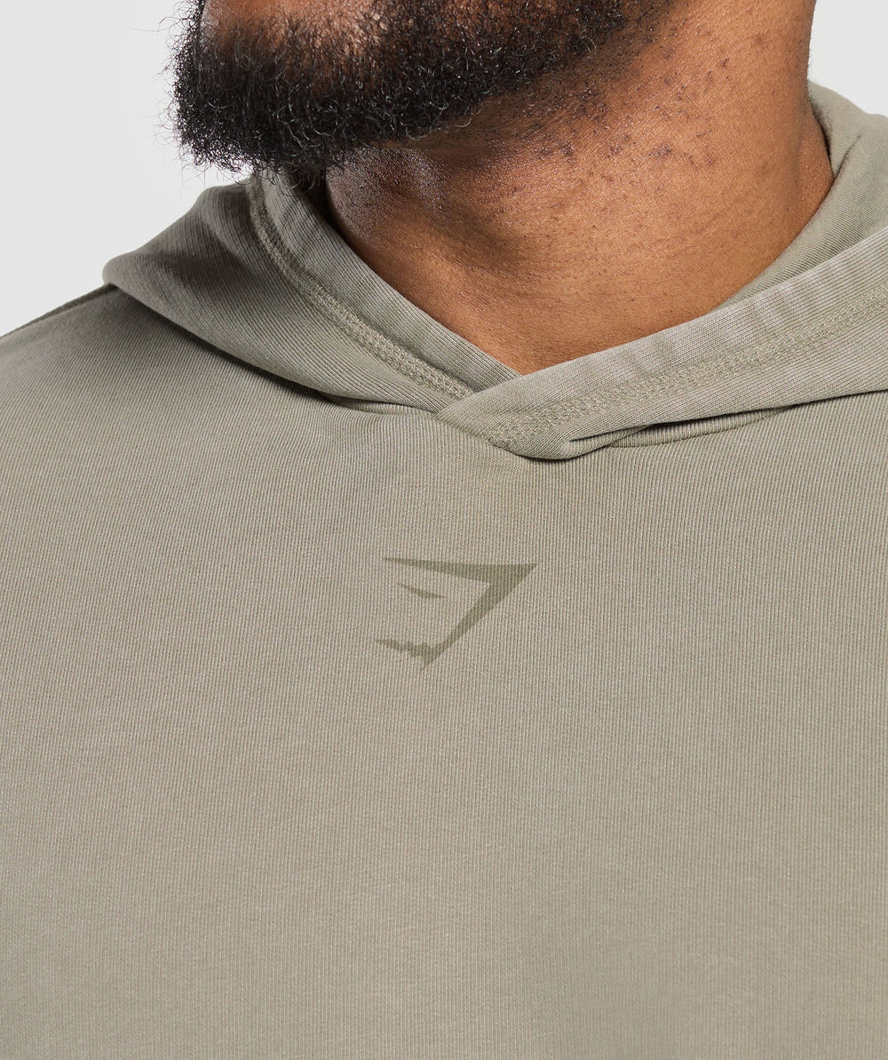 Heritage Washed Hoodie - Utility Green