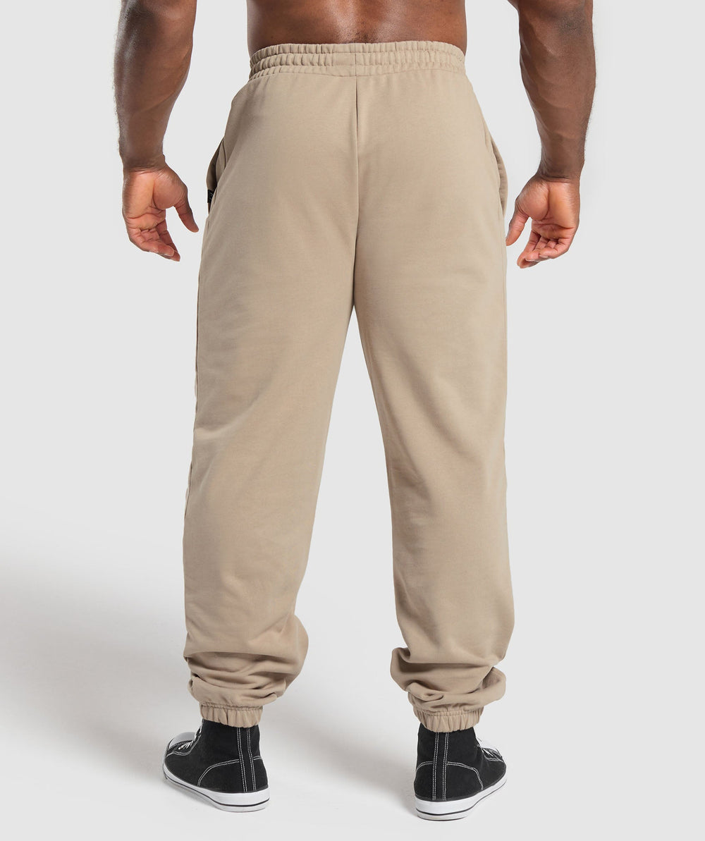 Trophy Graphic Joggers - Cement Brown