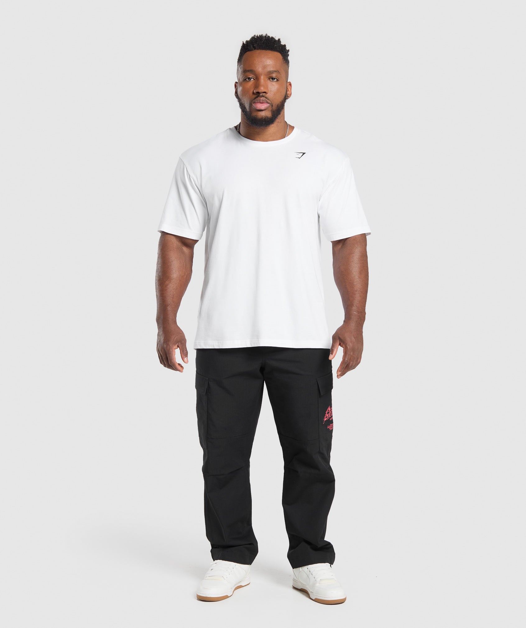Metal Lifting Cargo Pants - Black