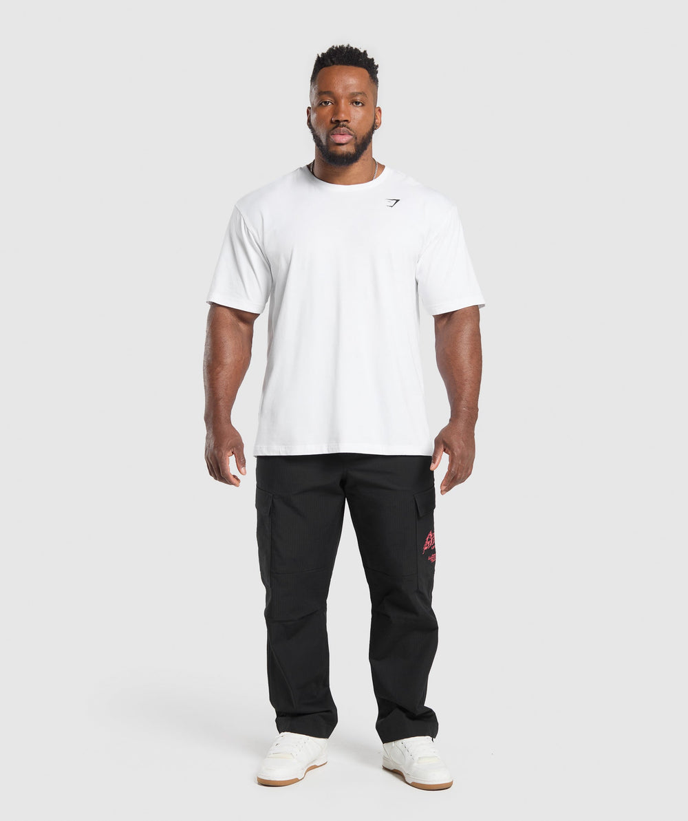 Metal Lifting Cargo Pants - Black