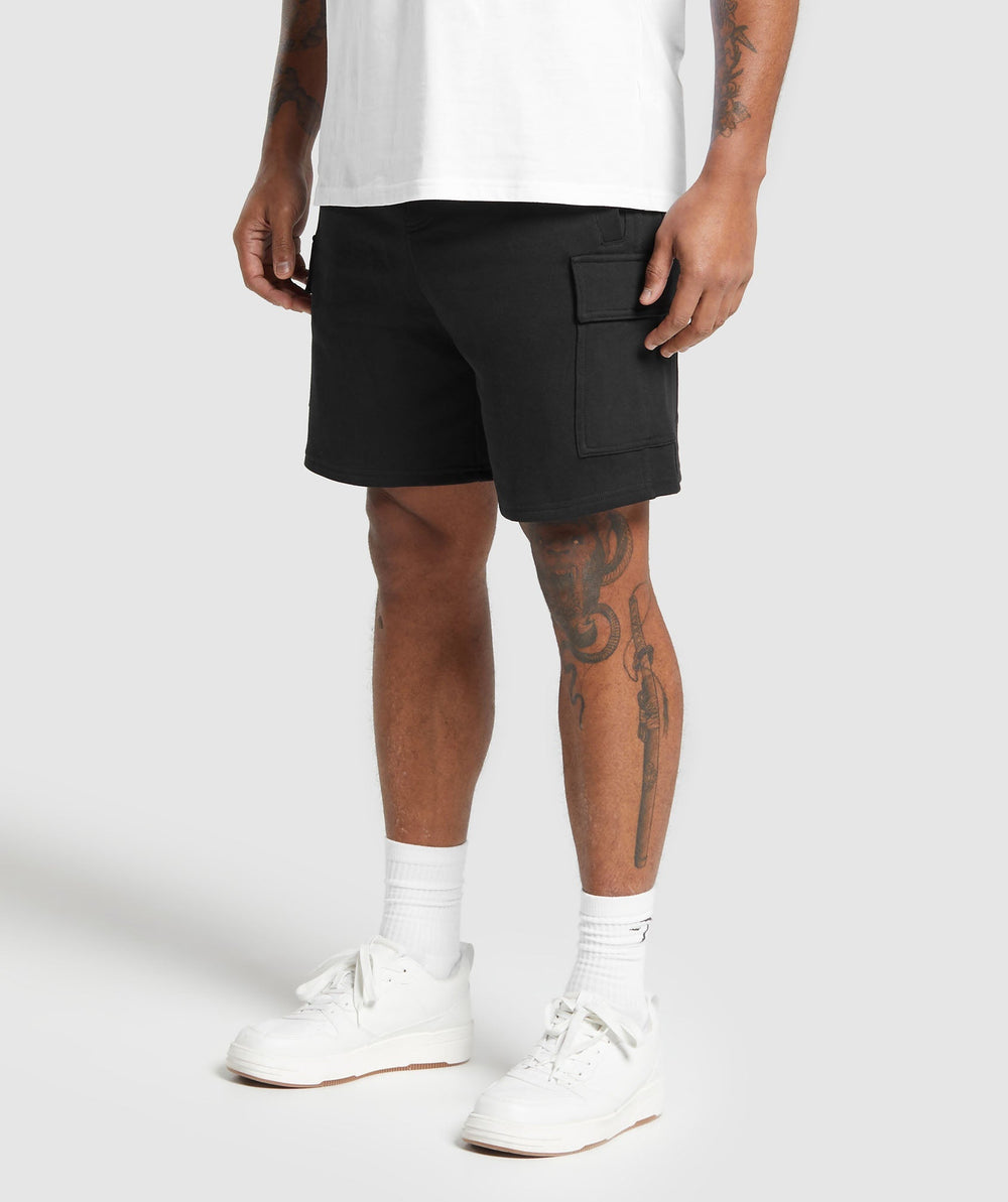 Rest Day Essentials Cargo 7" Shorts - Black