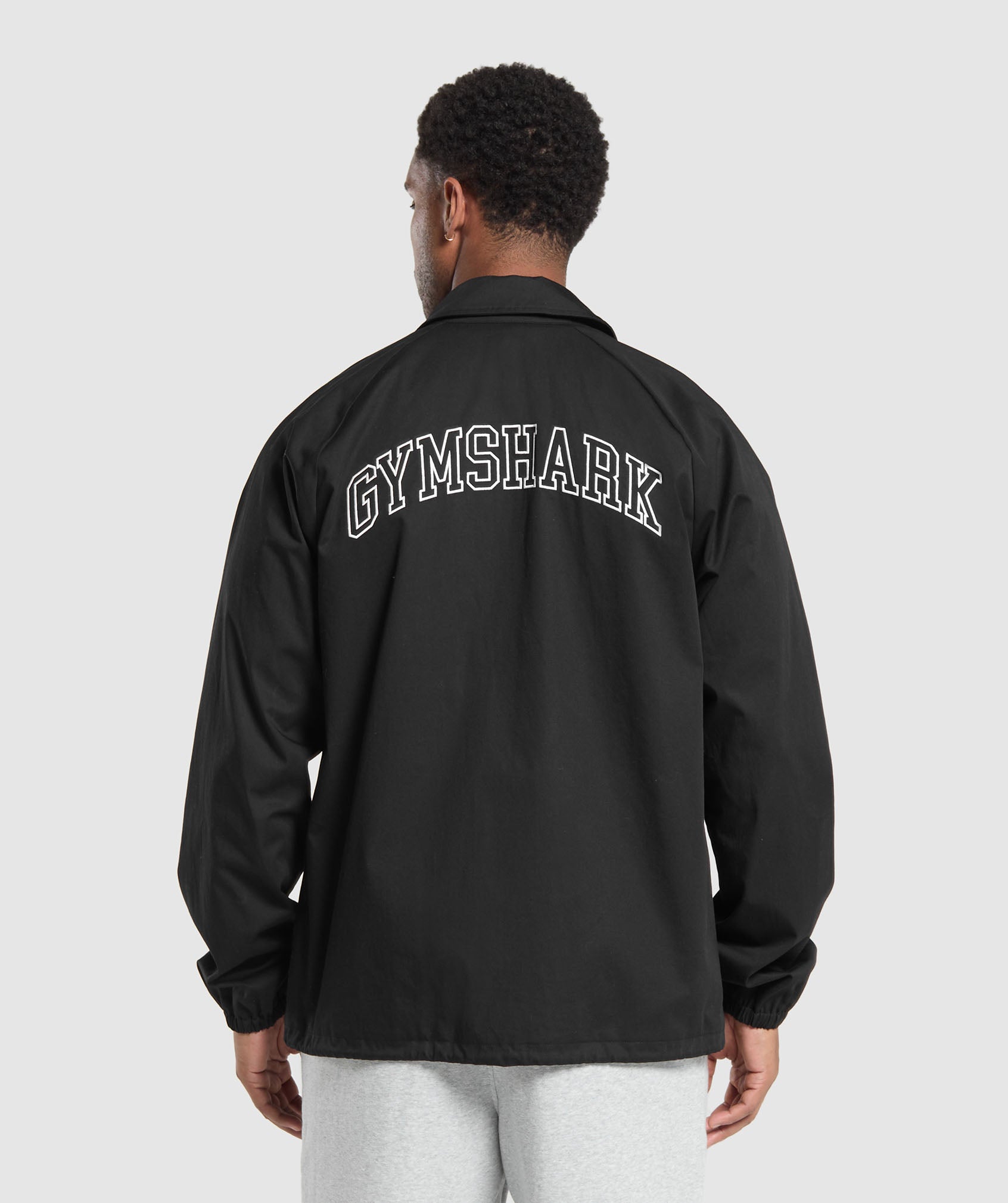 Canvas Coach Jacket - Black
