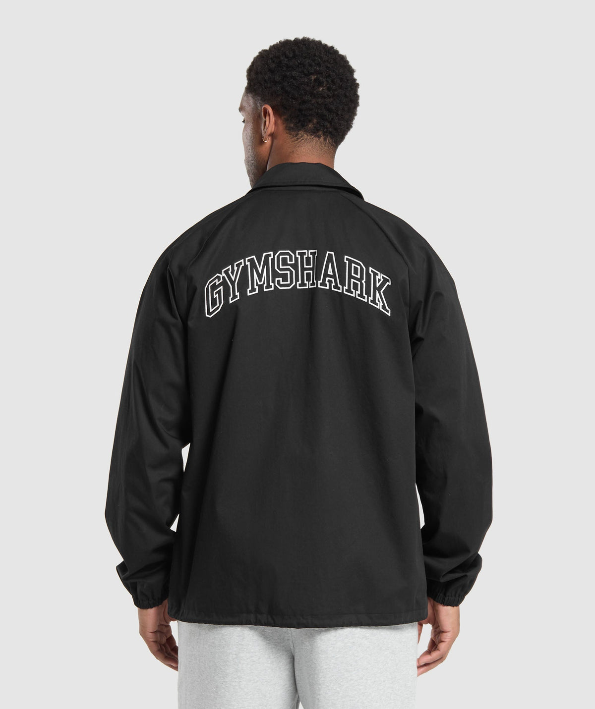 Canvas Coach Jacket - Black