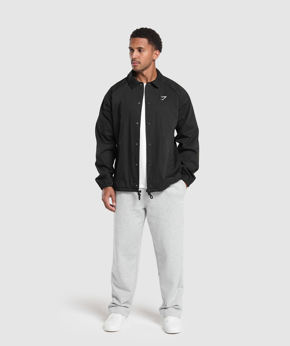 Canvas Coach Jacket - Black