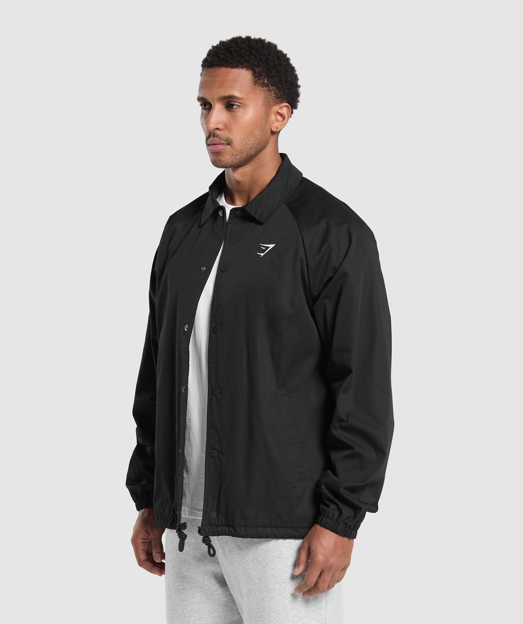 Canvas Coach Jacket - Black
