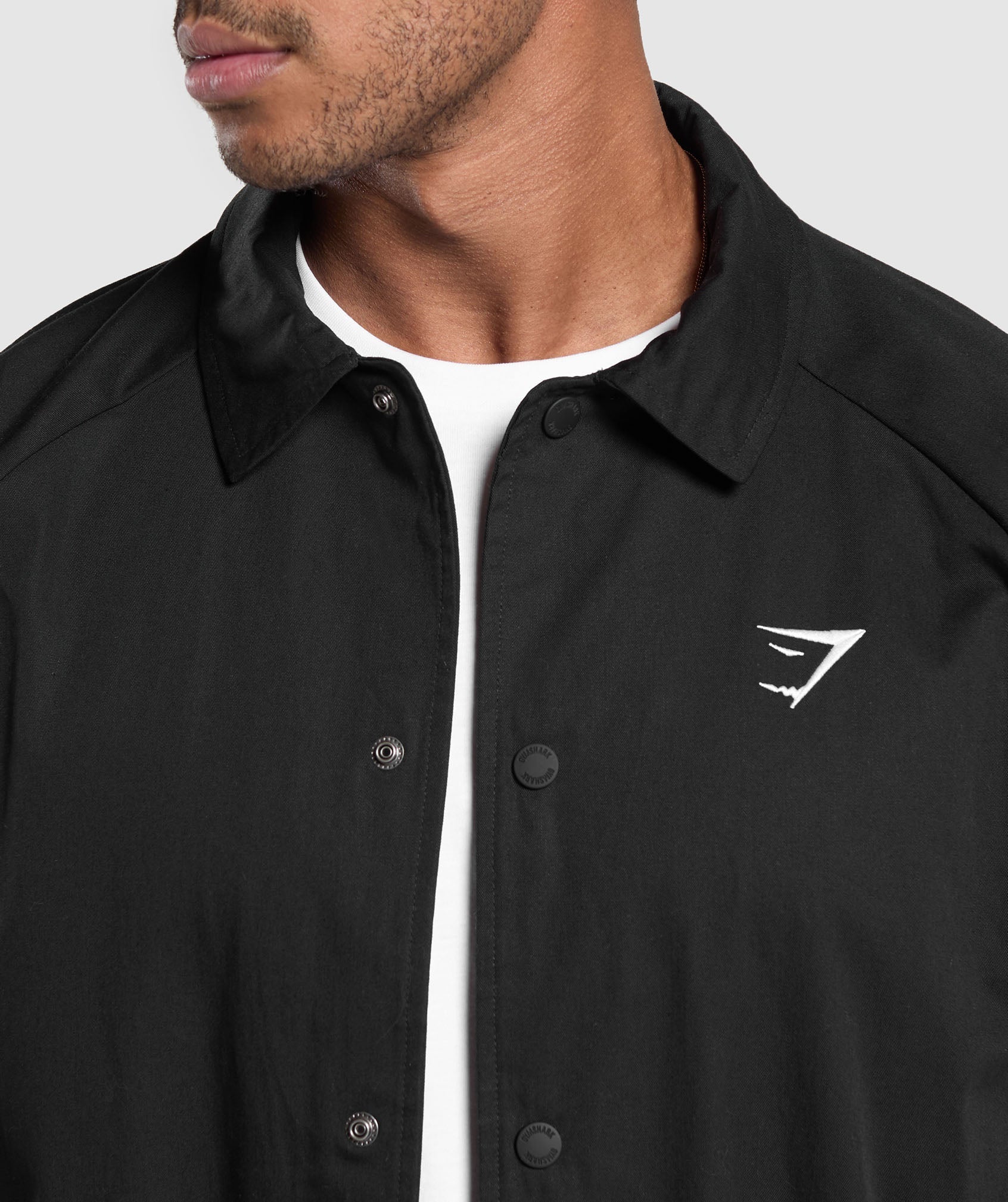 Canvas Coach Jacket - Black