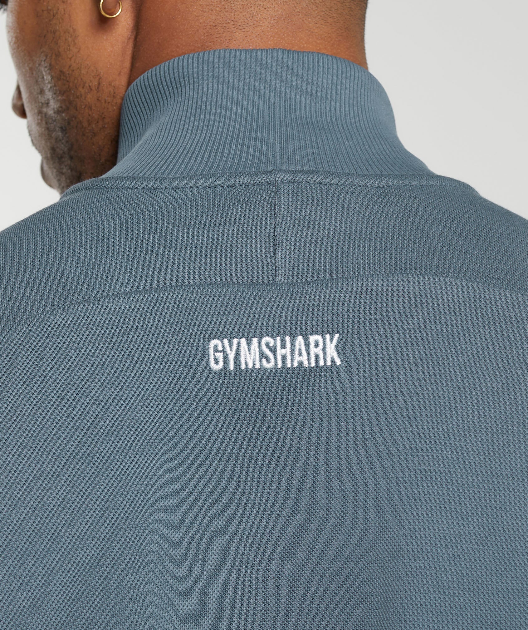 Pique Track Jacket - Titanium Blue/Fresh Blue